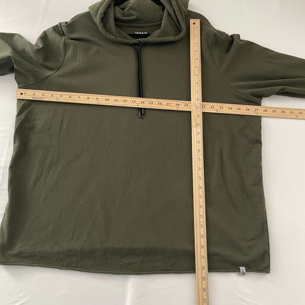 Torrid Active Hoodie Women’s Size 3 3X Green Pullover - Picture 5 of 7